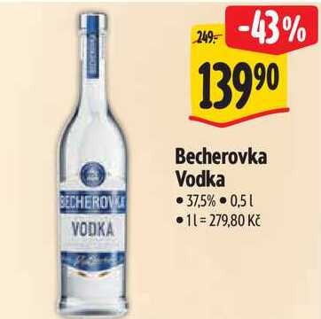 Becherovka Vodka, 0,5 l 