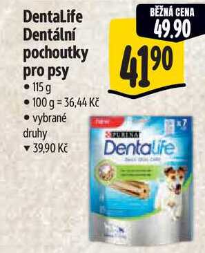 DentaLife Dentální pochoutky pro psy, 115 g 