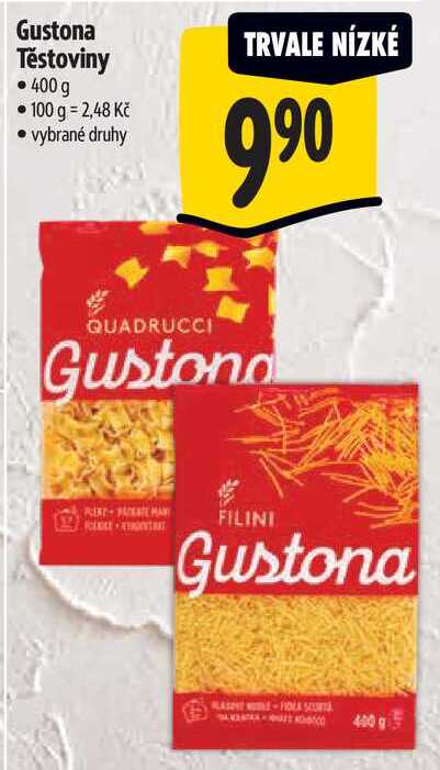 Gustona Těstoviny, 400 g 