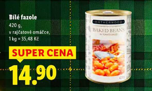 Bílé fazole, 420 g