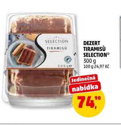 DEZERT TIRAMISÙ SELECTION, 300 g