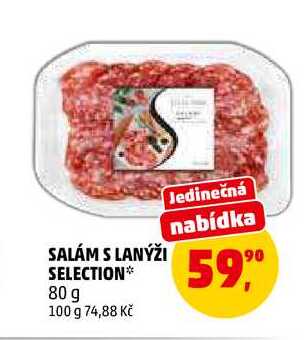 SALÁM S LANÝŽI SELECTION, 80 g