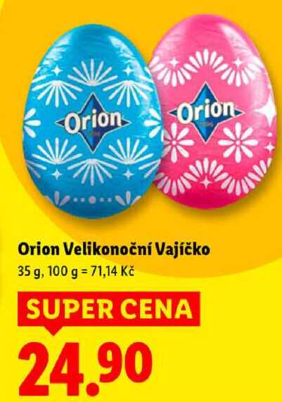 Orion Velikonoční vajíčko, 35 g
