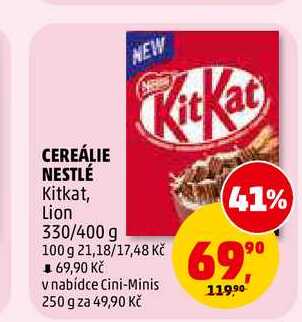 CEREÁLIE NESTLÉ Kitkat, 330 g
