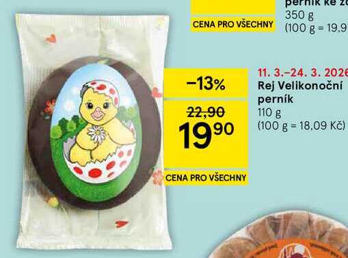 Rej Velikonoční perník, 110 g 