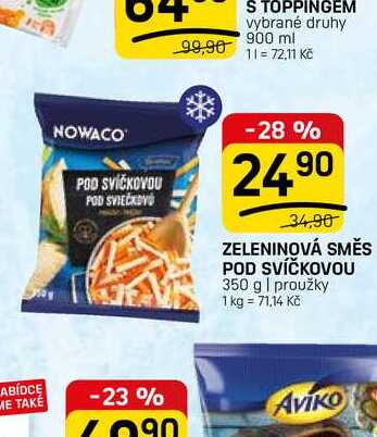 ZELENINOVÁ SMĚS POD SVÍČKOVOU 350 g 