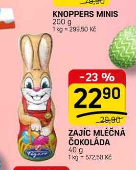 ZAJÍC MLÉČNÁ ČOKOLÁDA 40 g 
