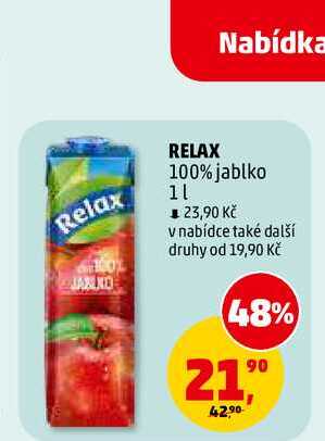 RELAX 100% jablko, 1 l