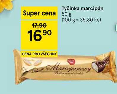 Tyčinka marcipán, 50 g