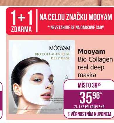 Mooyam Bio Collagen real deep maska 
