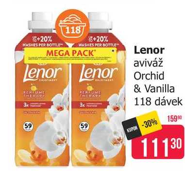 Lenor aviváž lenor lenor Orchid & Vanilla 118 dávek