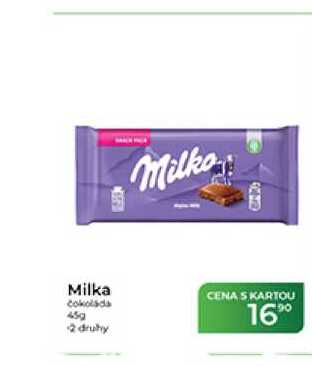 Milka čokoláda 45g