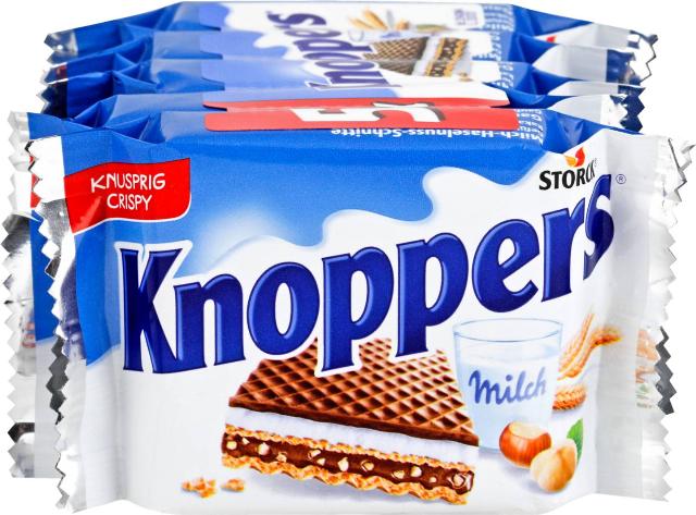 Knoppers Plněné oplatky