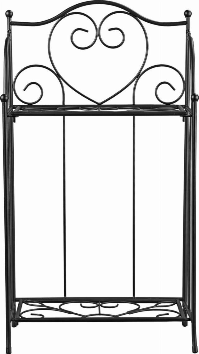 COUNTRYSIDE Kovový regál na květiny 64,7 x 35,5 x 19,5 cm