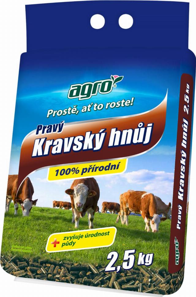 Kravský hnůj 2,5 kg