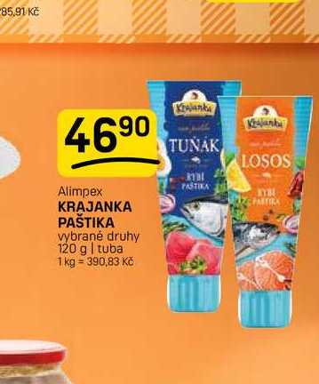 KRAJANKA PAŠTIKA vybrané druhy 120 g