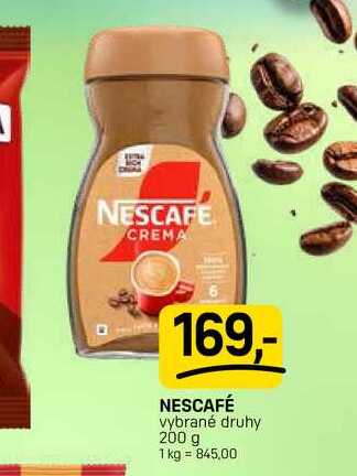 NESCAFÉ vybrané druhy 200 g