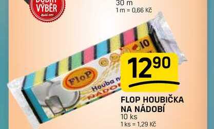 FLOP HOUBIČKA NA NÁDOBÍ 10 ks 