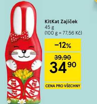KitKat Zajíček, 45 g  