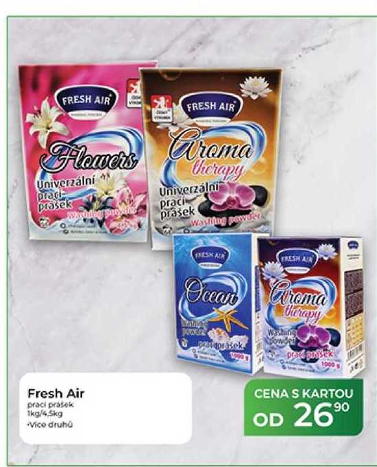 Fresh Air prací prášek 1kg/4,5kg