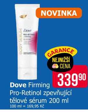 Dove Firming Pro-Retinol zpevňující tělové sérum 200 ml 
