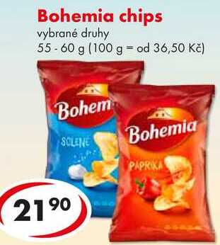 Bohemia chips, 55-60 g