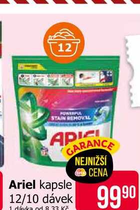 Ariel kapsle 12/10 dávek 