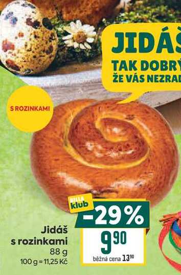 Jidáš s rozinkami 88 g 