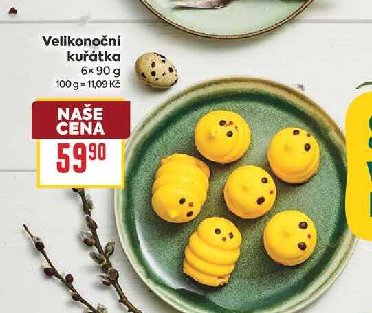 Velikonoční kuřátka 6x 90 g 