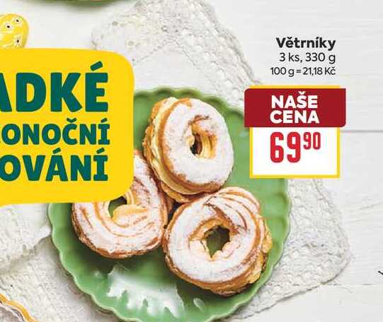 Větrníky 3 ks, 330 g 