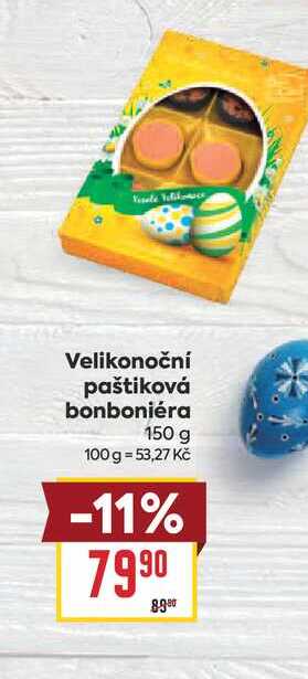 Velikonoční paštiková bonboniéra 150 g 