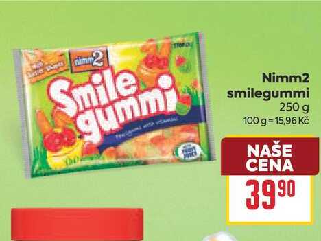 Nimm2 smilegummi 250 g 