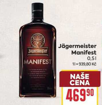 Jägermeister Manifest 0,5l