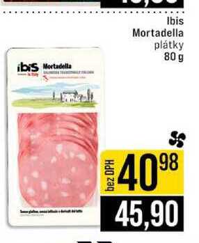 ibis Mortadella plátky 80 g