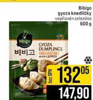 Bibigo gyoza knedlíčky vepřové+zelenina 600 g 