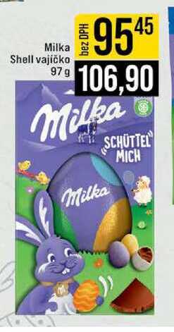 Milka Shell vajíčko 97 g
