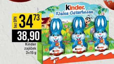 Kinder Kinder 3x15 g 
