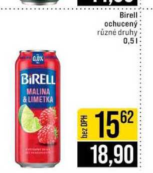 Birell ochucený různé druhy 0,5l