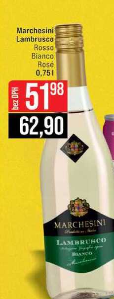 Marchesini Lambrusco Rosso Bianco Rosé 0,75l