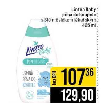 Linteo Baby pěna do koupele s BIO měsíčkem lékařským 425 ml