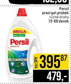 Persil prací gel,prášek různé druhy 72-88 dávek