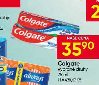 Colgate vybrané druhy 75 ml