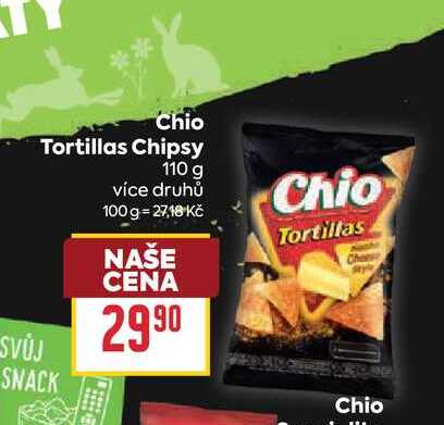 Chio Tortillas Chipsy 110 g 