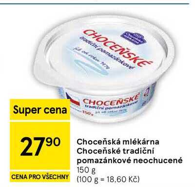 Choceňské tradiční pomazánkové neochucené, 150 g  