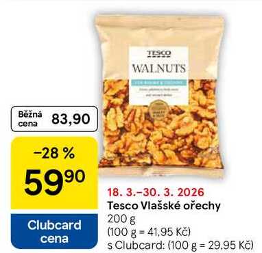 Tesco Vlašské ořechy, 200 g 