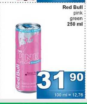 Red Bull pink green 250 ml 
