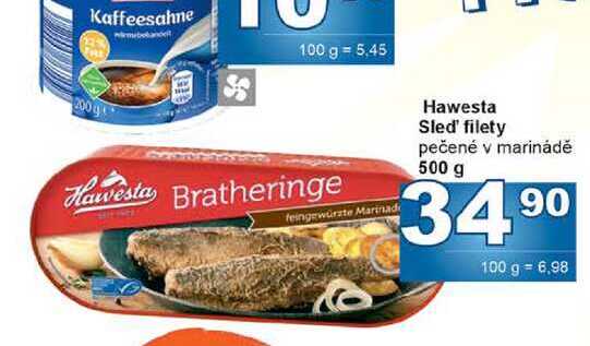 Hawesta Sled' filety pečené v marinádě 500 g 