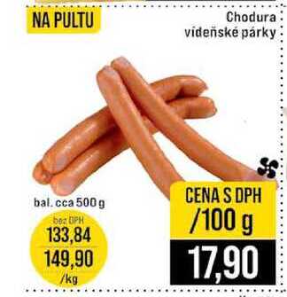 Chodura vídeňské párky 100g