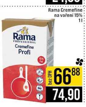 Rama Cremefine na vaření 15% 1l