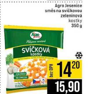 Agro Jesenice smēs na svíčkovou zeleninová kostky 350 g